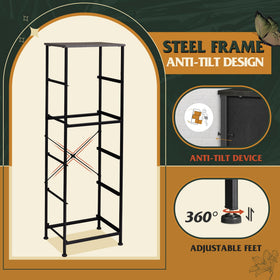  WLIVE fabric dresser placed in a closet for organized storage