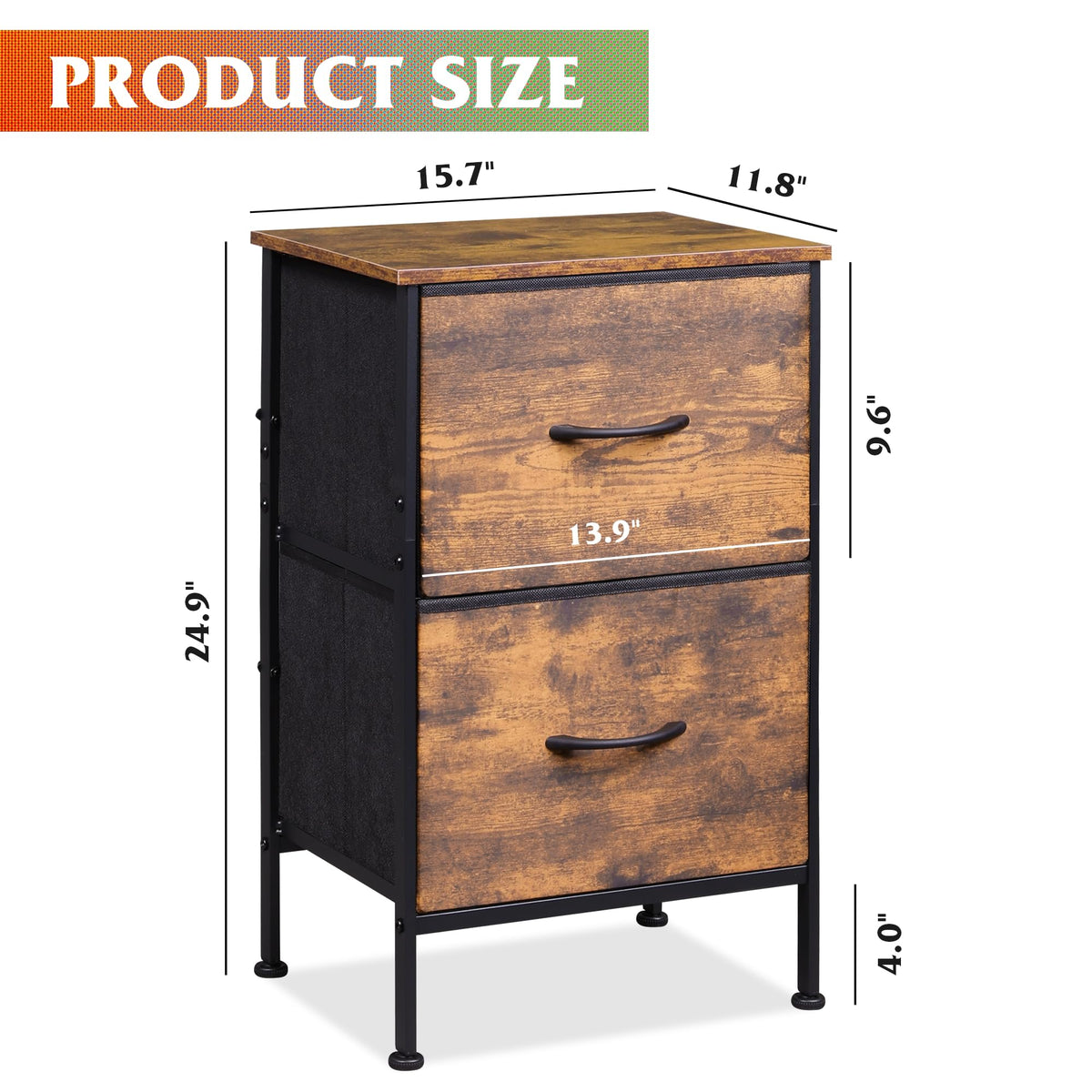 WLIVE adjustable feet protect floors and balance on uneven surfaces.