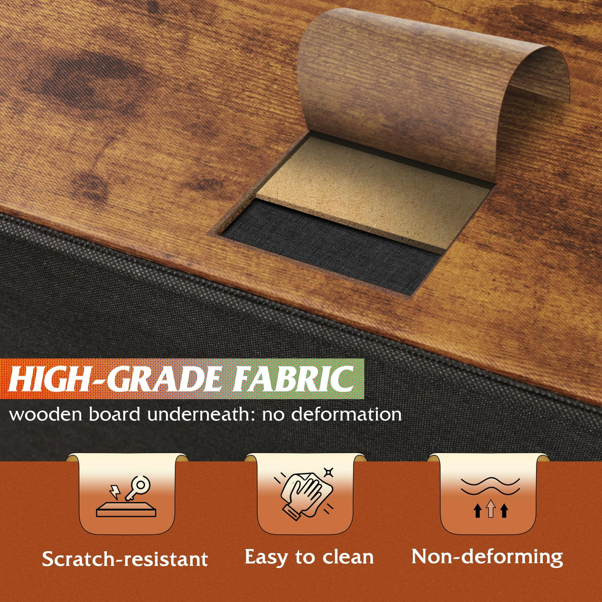 WLIVE nightstand adapts as a bedside table, dresser, or storage organizer.