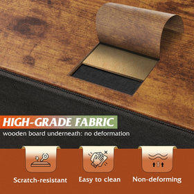 WLIVE nightstand adapts as a bedside table, dresser, or storage organizer.
