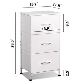 WLIVE nightstand steel frame detail highlights sturdy construction.