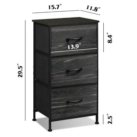 WLIVE wood-top surface ideal for clocks, lamps, and decor.