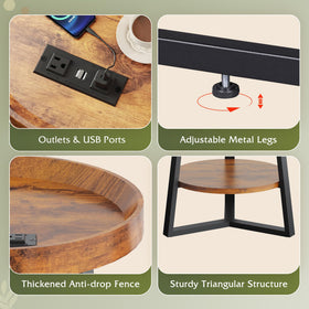 WLIVE rounded edges safety design helps prevent bumps around children.