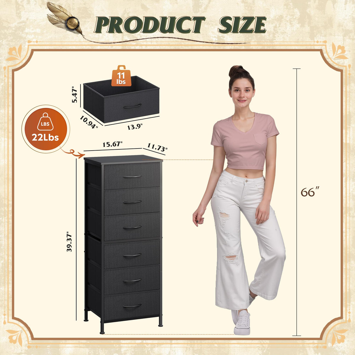 WLIVE smooth drawer tracks promote effortless opening and closing