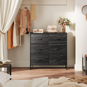 WLIVE storage tower features a wood top and sturdy steel frame.