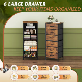 WLIVE tall dresser anti-tilt wall brace for added safety