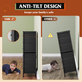 WLIVE compact design fits small bedrooms while expanding closet storage.