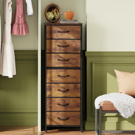 WLIVE tall dresser features smooth slide tracks for effortless opening.