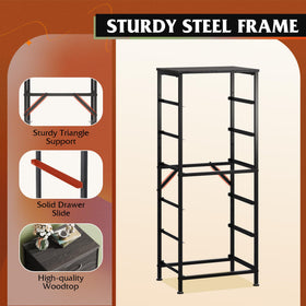 WLIVE woodtop provides a convenient space for display and daily items.