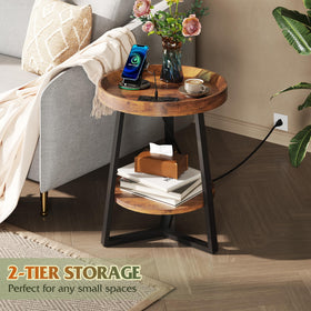 WLIVE top surface supports up to 44 lbs for drinks, laptops, or decor.