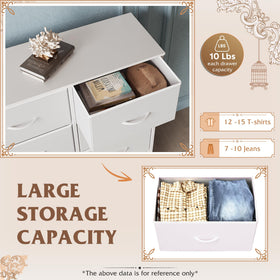 WLIVE white dresser arch handles offer easy daily access.