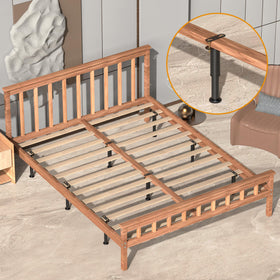 Wlrrcwdttc durable steel construction supports bed frames and slats securely