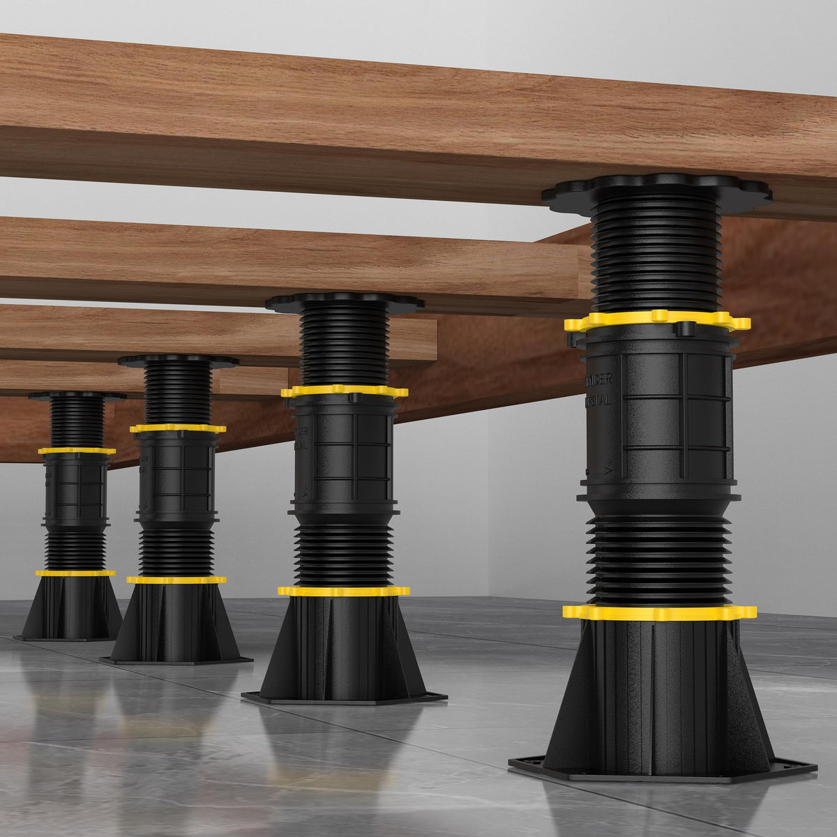 Wlrrcwdttc plastic bed leg construction is durable and lightweight.