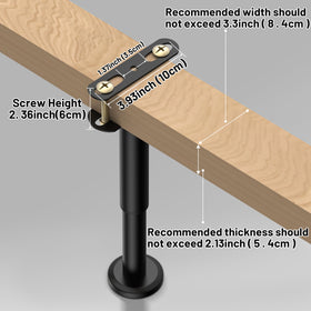 Wlrrcwdttc rubber pads protecting floors and reducing movement.