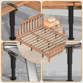 Wlrrcwdttc wobble-reducing design minimizes movement during height adjustments