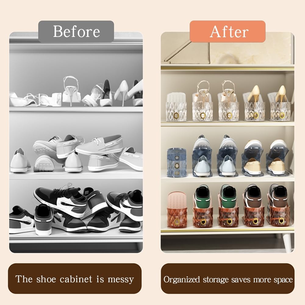 WMBOOX shoe slots organizer built with durable materials for long-lasting closet storage