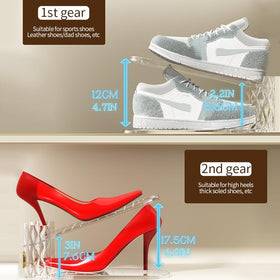 WMBOOX shoe slots organizer is easy to wipe clean for tidy, low-maintenance storage