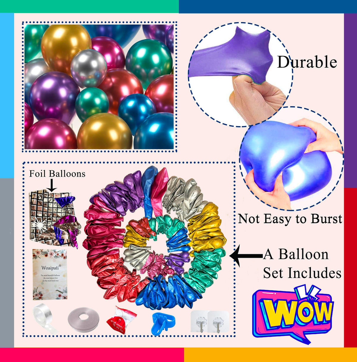 Woaipati balloon garland tools set simplifies arch assembly