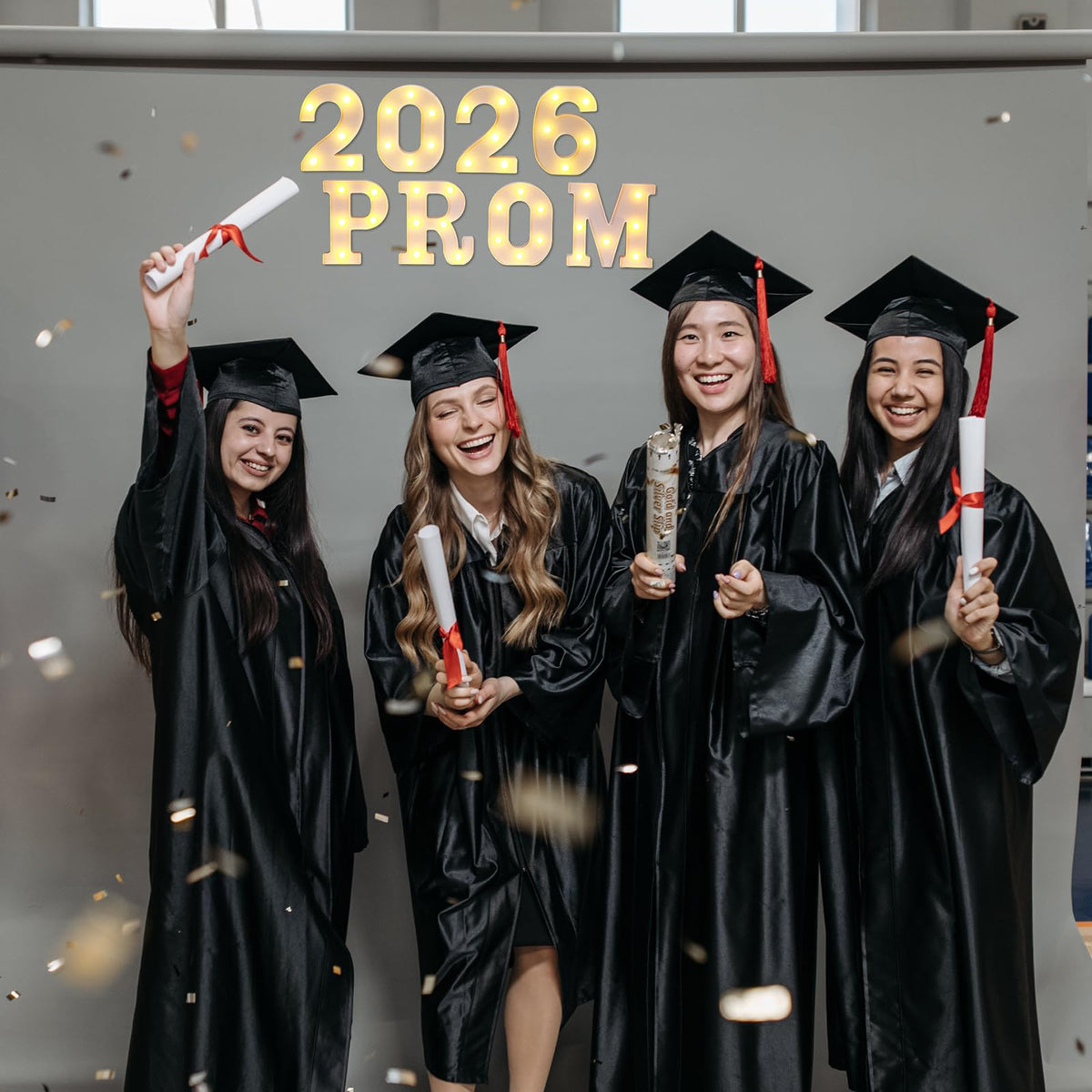 Woanger graduation party decorations enhance photo moments and guest engagement