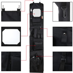Woanger organizer with six pockets for small gear and tools.