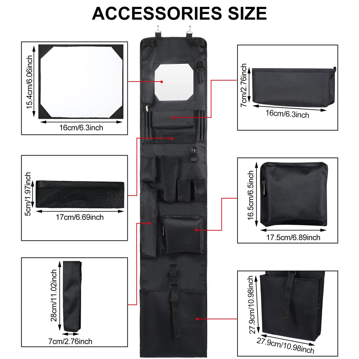 Woanger locker organizer with two hooks keeps keys accessible.