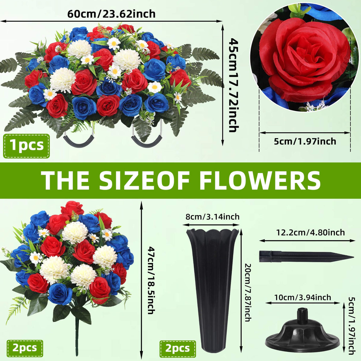 Wocst chrysanthemums and daisies bouquet with layered, lifelike petals