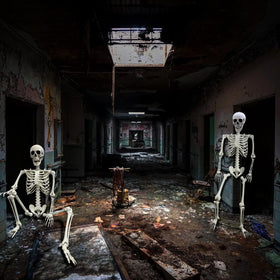 Wocst skeleton outdoors with weather resistance for durable yard displays.
