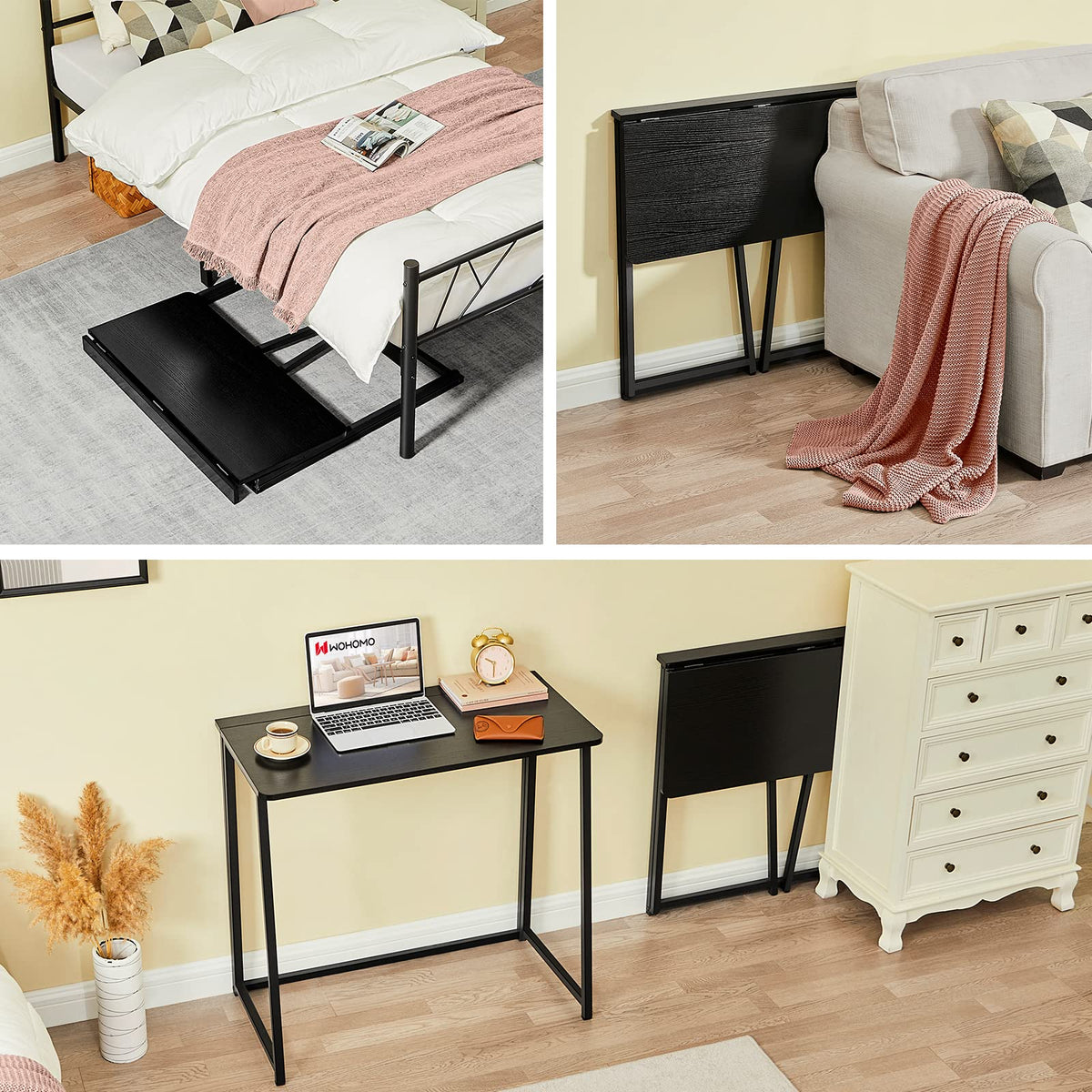 WOHOMO easy-assembly desk includes tools and clear instructions.