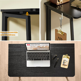 WOHOMO spacious surface supports two monitors for productive work.