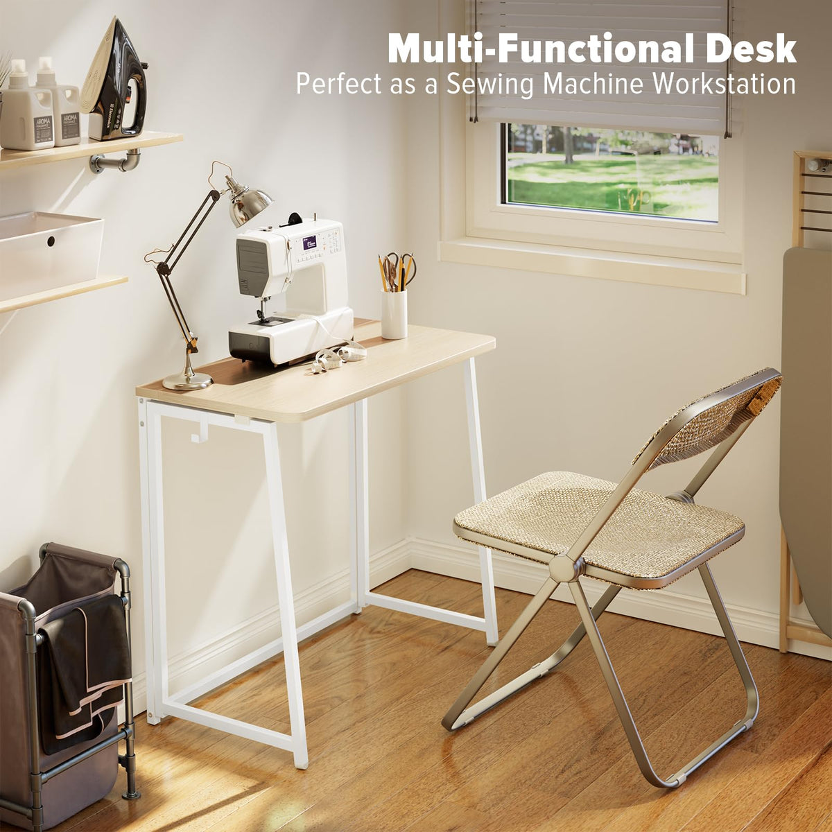WOHOMO folding desk in an office setup for focused work
