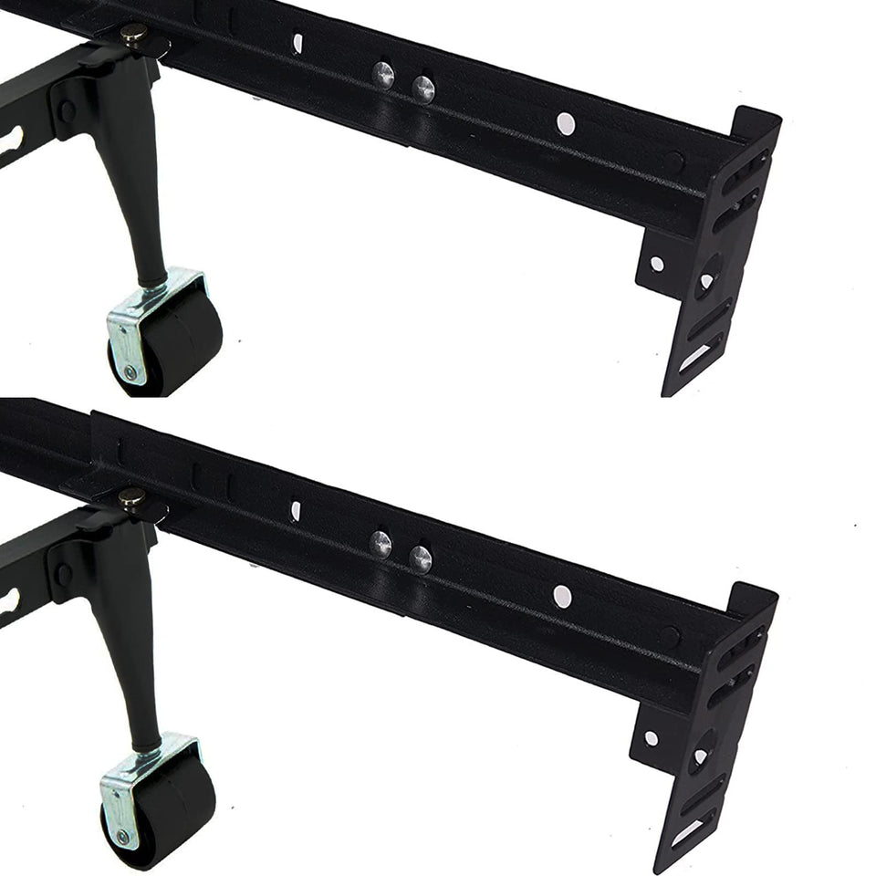 Woiron footboard extension bracket left secures bolt-on attachment for sturdy headboard-to-footboard connections.