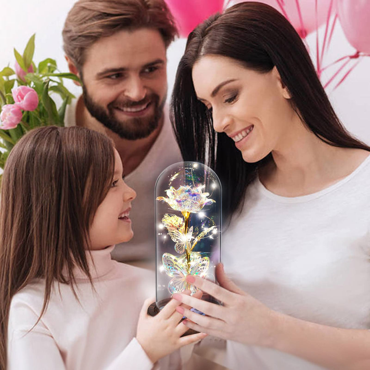 WOKEISE Mother's Day rose gift for her adds a thoughtful touch.