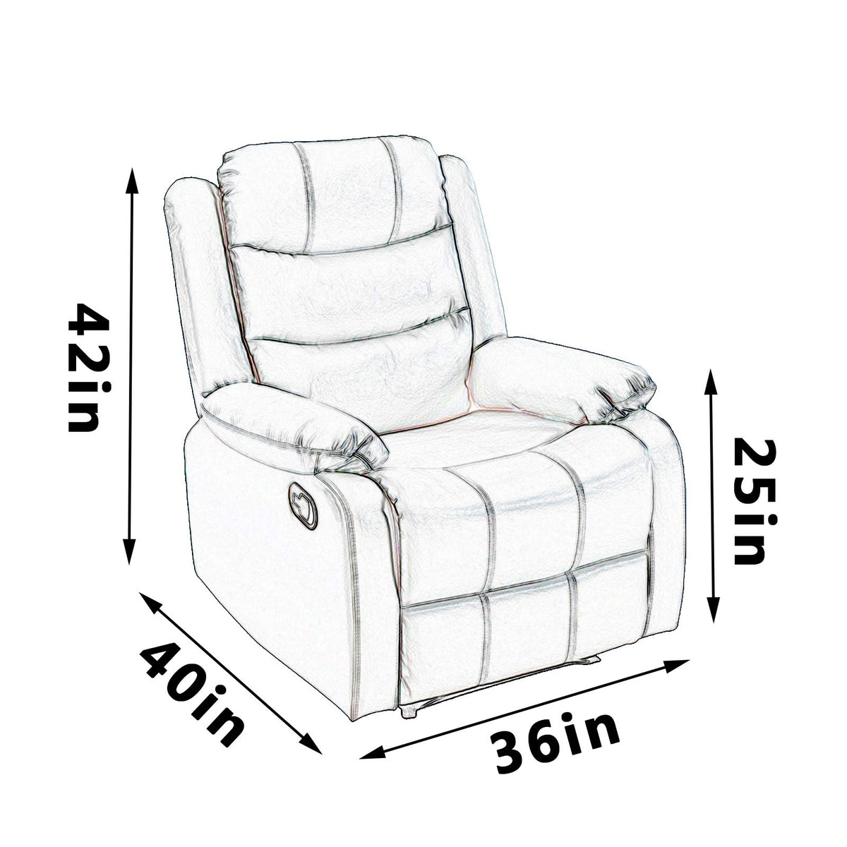Wokire recliner cover easy-clean with damp cloth for fast maintenance
