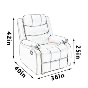 Wokire recliner cover easy-clean with damp cloth for fast maintenance