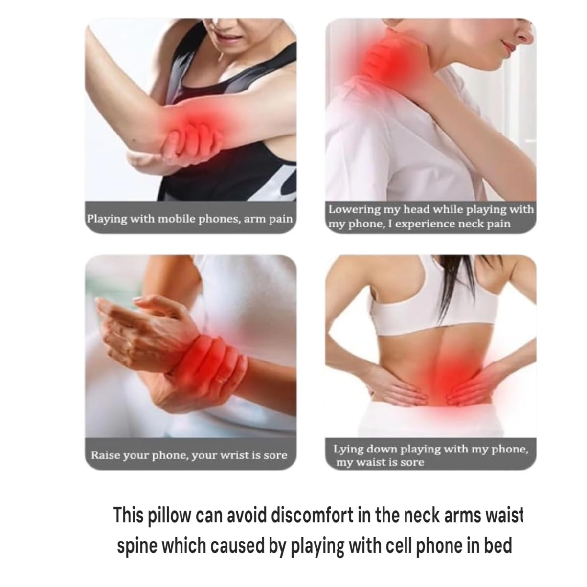 Woless portable wedge pillow with removable cover for easy cleaning.