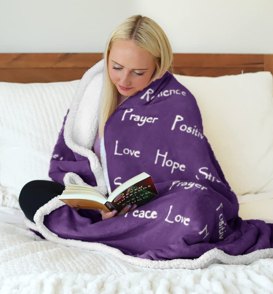 Wolf Creek Blanket double-sided Sherpa fleece for extra warmth and plush softness.