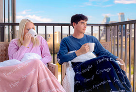 Wolf Creek Blanket gift-ready packaging; thoughtful gift for loved ones.