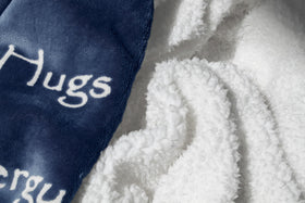 Wolf Creek Blanket Sherpa texture closeup; plush warmth and premium feel.