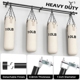 Wolistsa back rod measures 5/8 inch, providing balanced load distribution for durable panels.