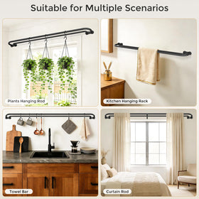Wolistsa black finish suits minimalist to modern decor.