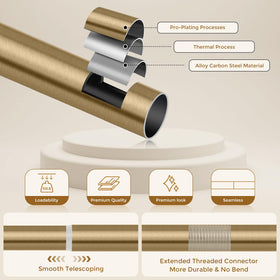 Wolistsa telescopic seamless section ensures smooth operation.