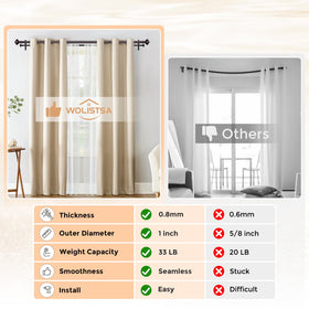 Wolistsa Bronze bracket pack with screws for easy installation.