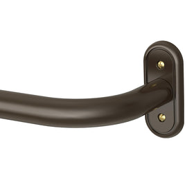 Wolistsa bronze wrap-around blackout rod for seamless window darkness