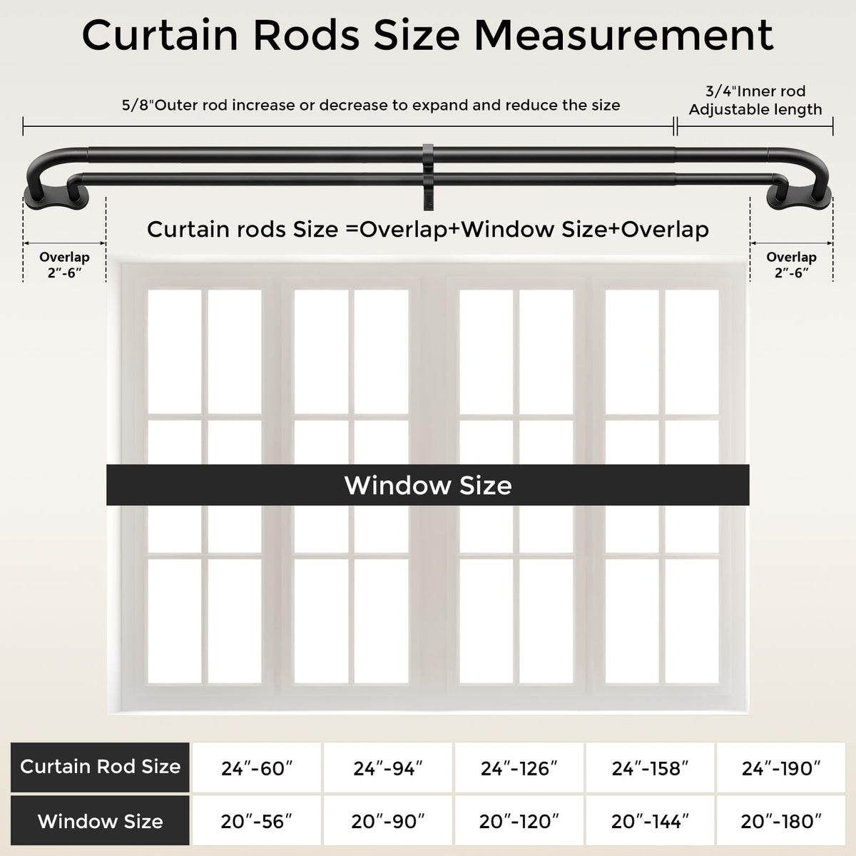 Wolistsa center-support bracket keeps rod straight and sturdy