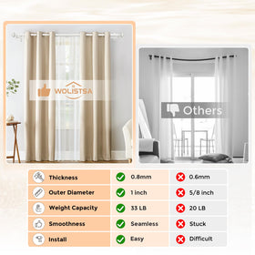 Wolistsa hardware kit with brackets for easy installation
