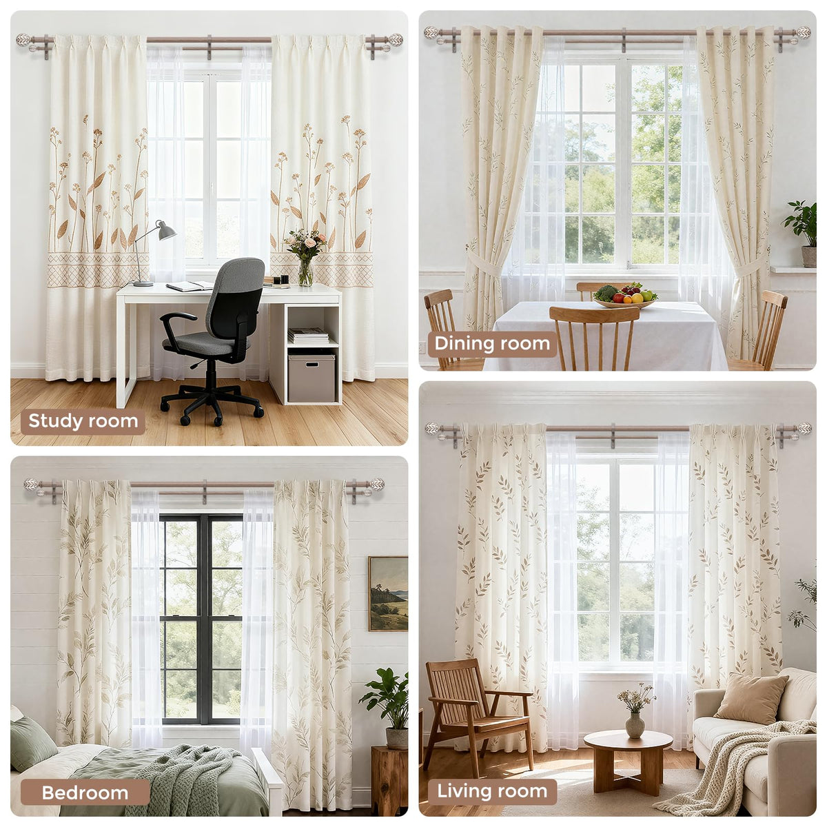 Wolistsa weathered-grain look adds cohesion with natural color palettes.
