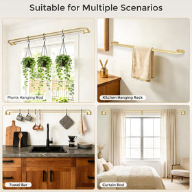 Wolistsa drapery hardware pack includes all mounting components.