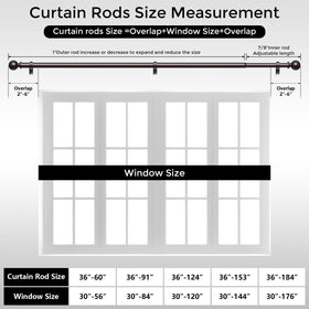 Wolistsa red bronze curtain rod living room look enhanced.