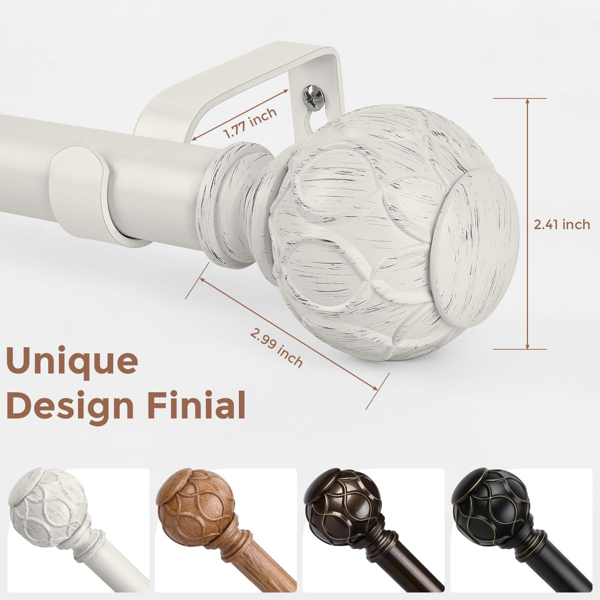 Wolistsa retractable length adjustment fits many window sizes