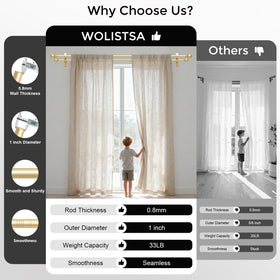 Wolistsa telescopic extension lets you adjust length easily.